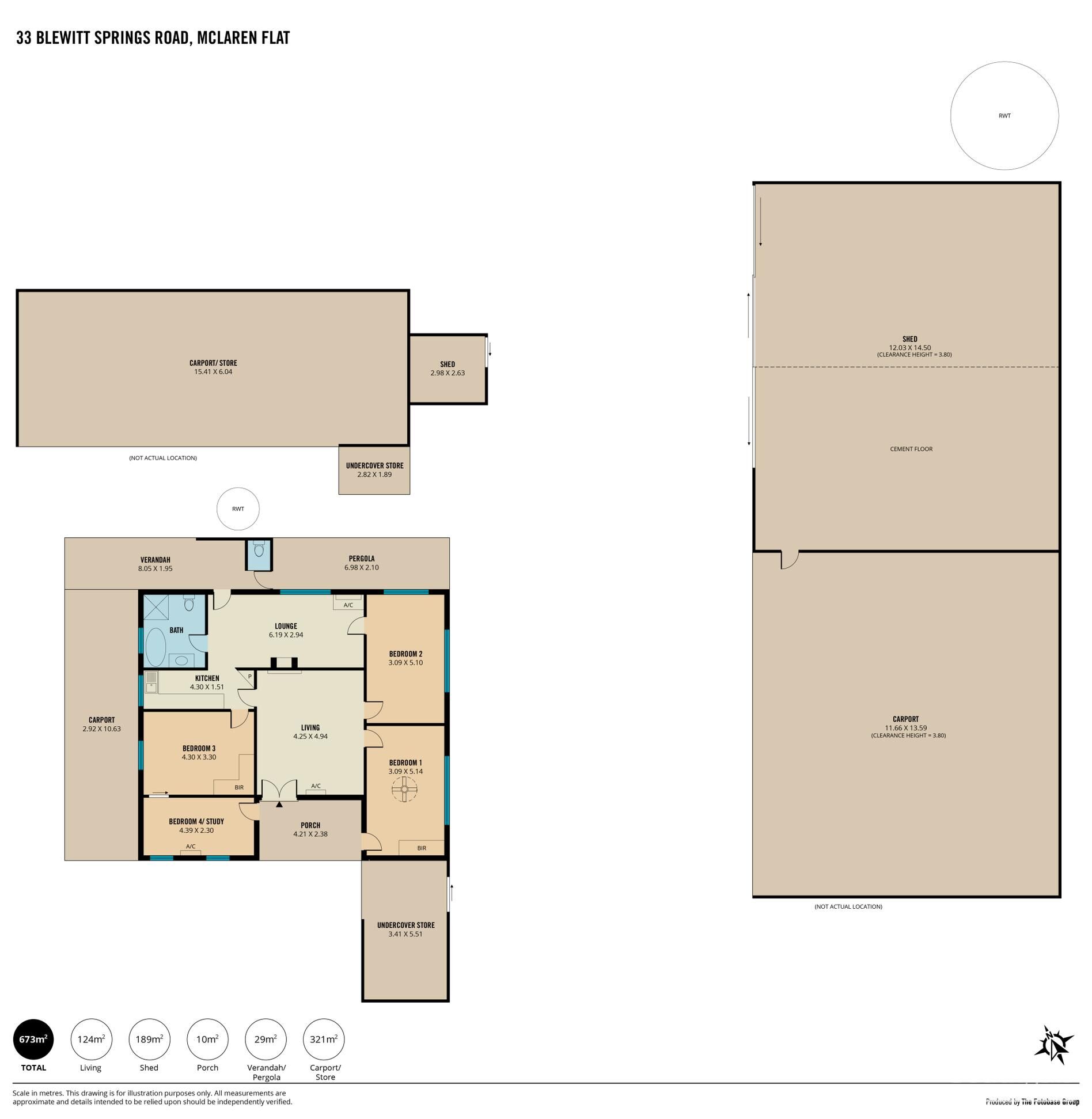 33 Blewitt Springs Road, McLaren Flat For Sale by Farmbuy.com - floorplan 2