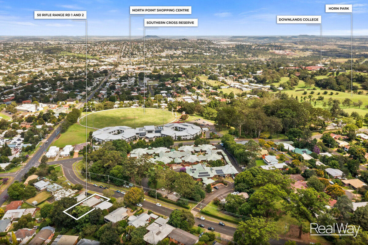 1 and 2 / 50 Rifle Range Road, Mount Lofty QLD 4350, Mount Lofty - Thumbnail 2