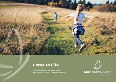 "MARIPOSA POCKET" PRESTIGE ACREAGE LIFESTYLE BLOCKS Priced From $280,000 - RealWay Toowoomba