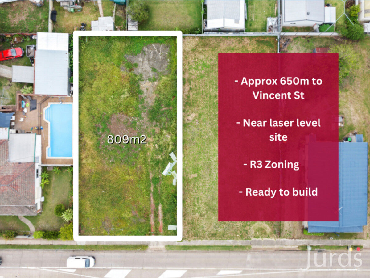 LARGE 809M2 BLOCK JUST 650M TO VINCENT STREET! Jurds Real Estate