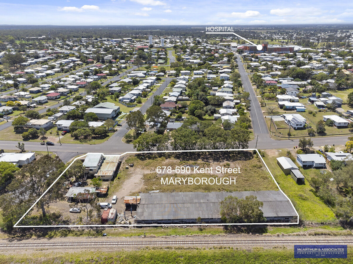 6419m2 INDUSTRIAL LAND WITH SMALL SHED, MARYBOROUGH McArthur