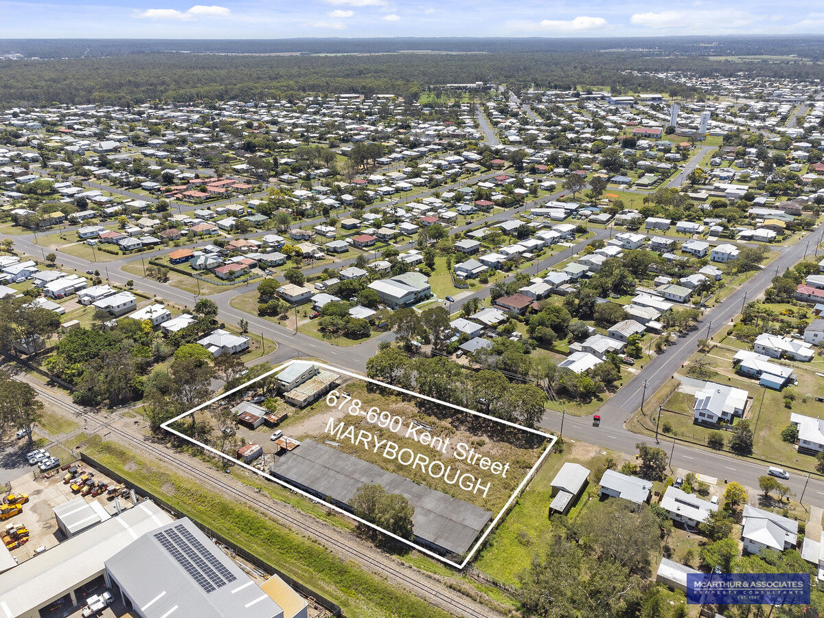 6419m2 INDUSTRIAL LAND WITH SMALL SHED, MARYBOROUGH McArthur