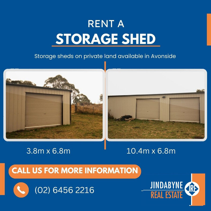 Storage Shed Available, Price On Application Jindabyne Real Estate