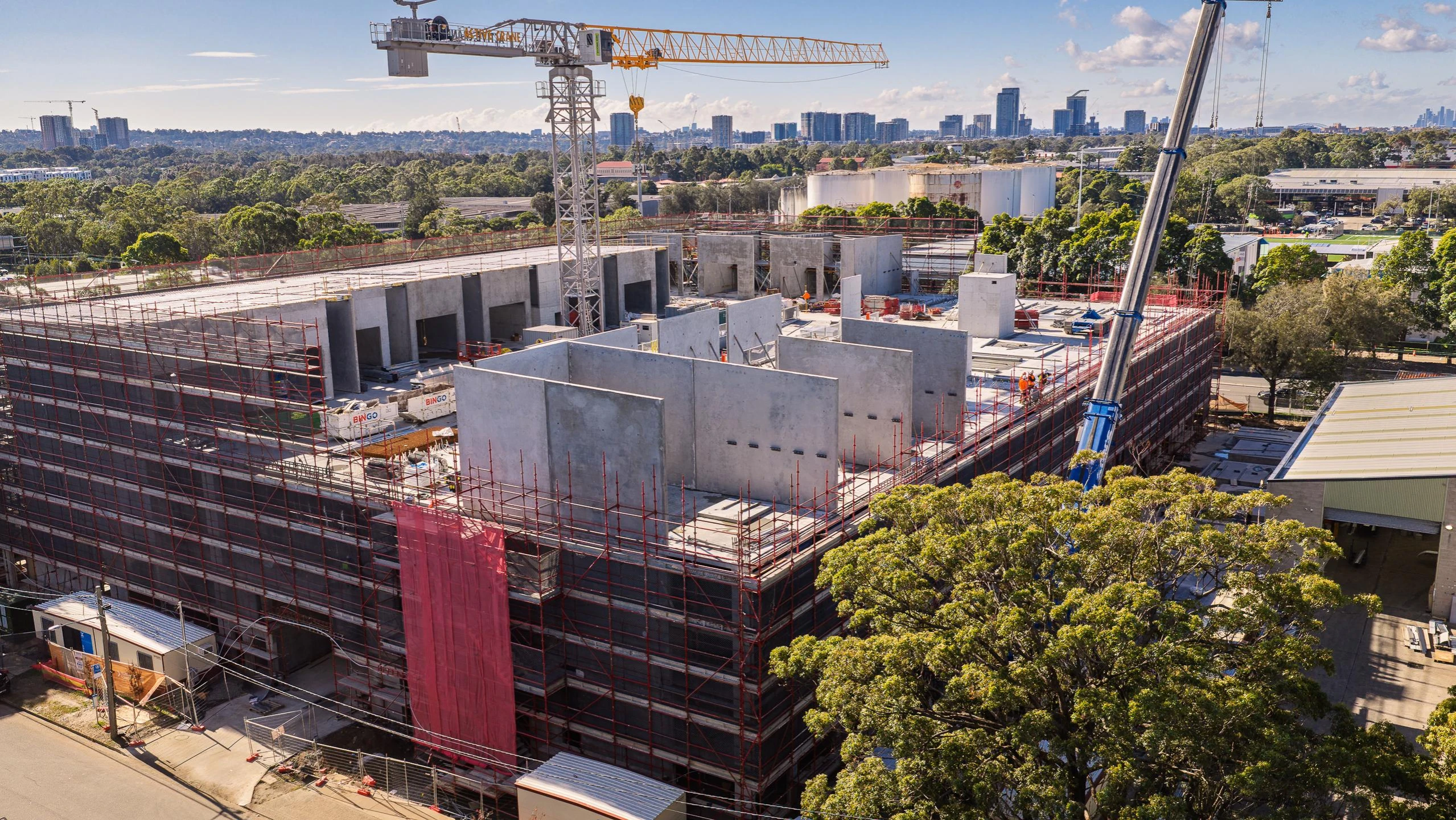 Silverwater Connect aerial view