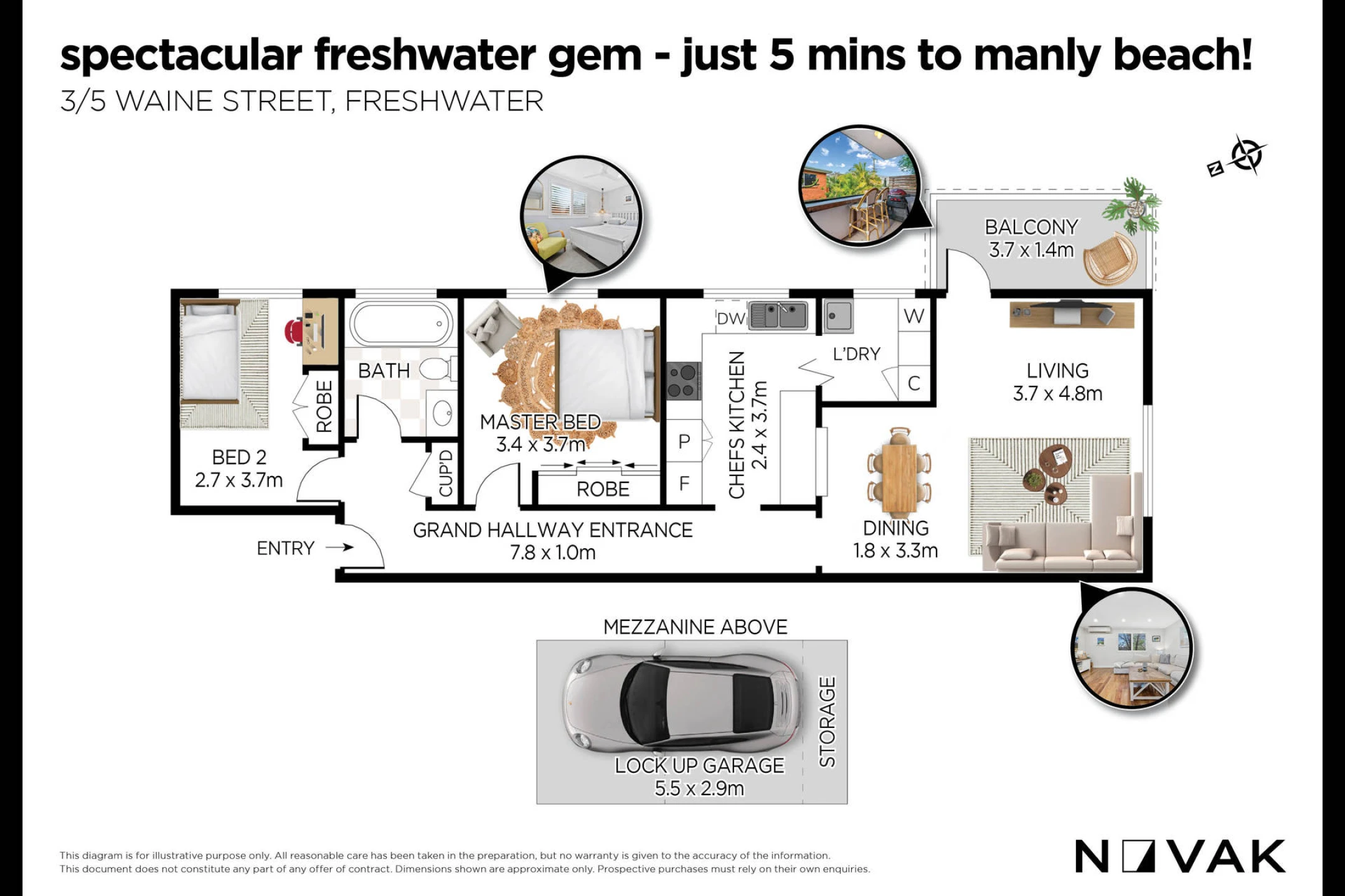 3 / 5 Waine Street, Freshwater NSW 2096, Freshwater - Thumbnail 3