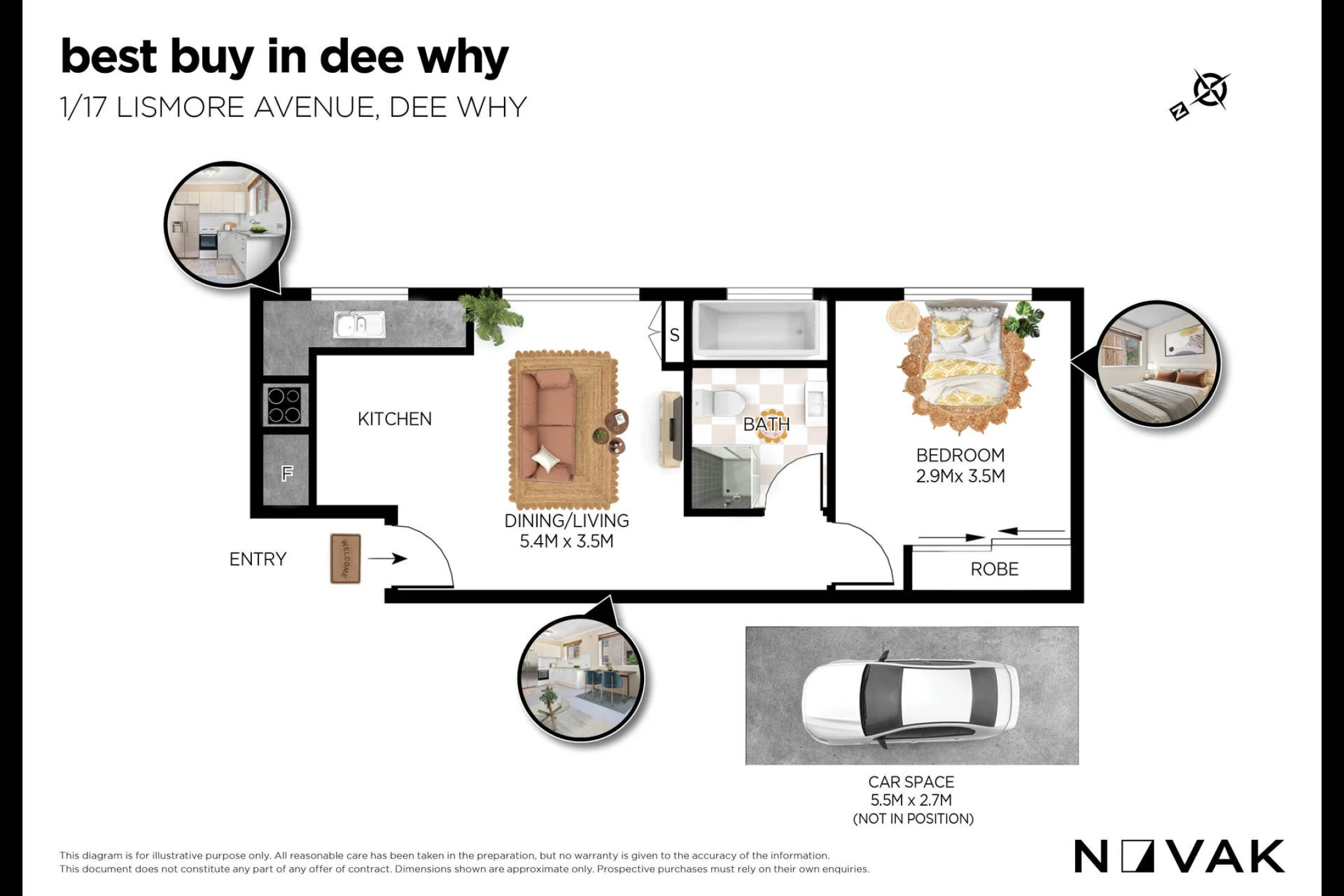 1 / 17 Lismore Avenue, Dee Why NSW 2099, Dee Why - Thumbnail 3