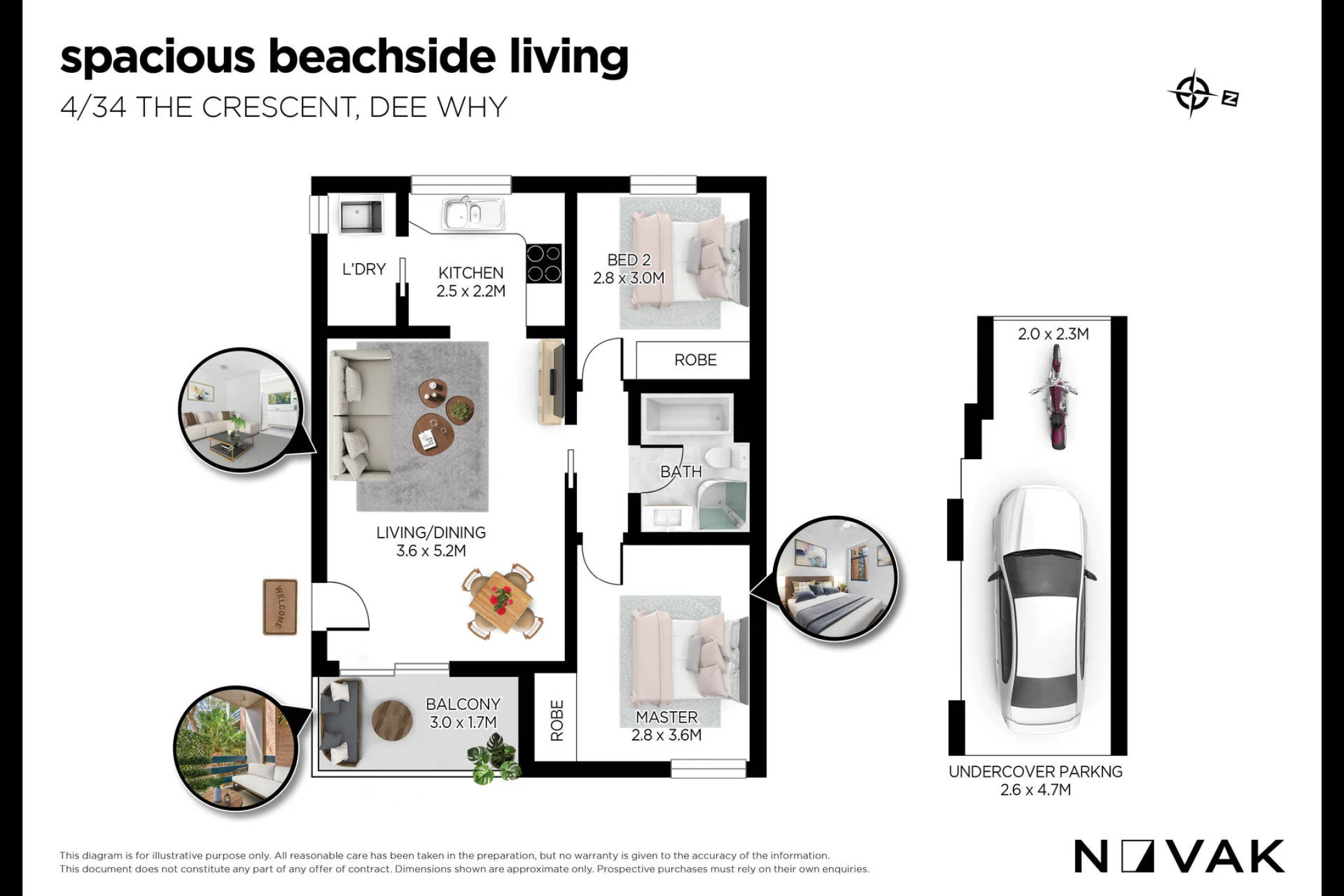 4 / 34 The Crescent, Dee Why NSW 2099, Dee Why - Thumbnail 3