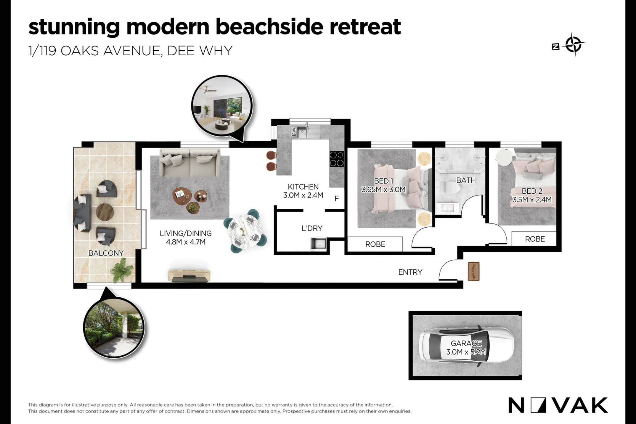 1 / 119 Oaks Avenue, Dee Why NSW 2099, Dee Why - Thumbnail 3