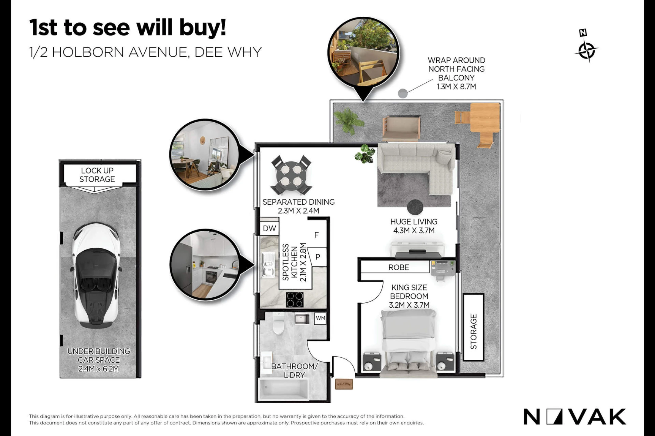 1 / 2 Holborn Avenue, Dee Why NSW 2099, Dee Why - Thumbnail 3