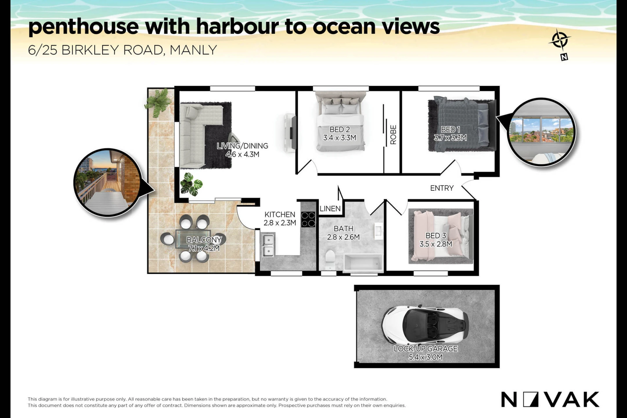 6 / 25 Birkley Road, Manly NSW 2095, Manly - Thumbnail 3