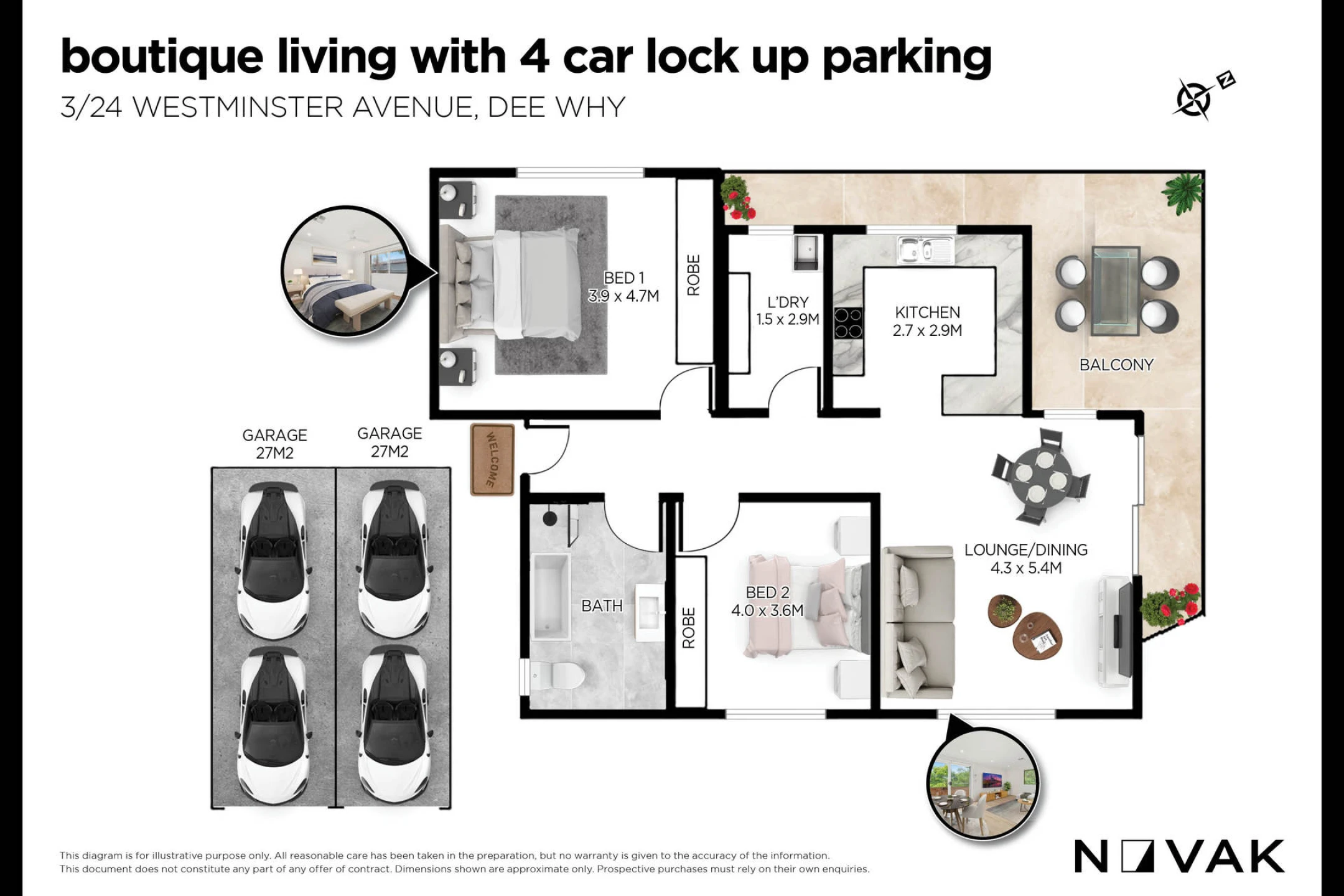 3 / 24 Westminster Avenue, Dee Why NSW 2099, Dee Why - Thumbnail 3