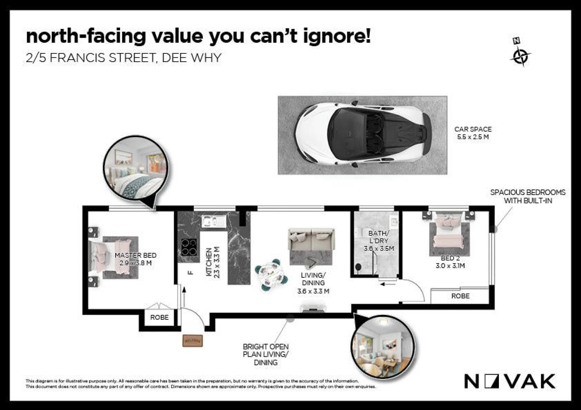2 / 5 Francis Street, Dee Why NSW 2099, Dee Why - Thumbnail 3