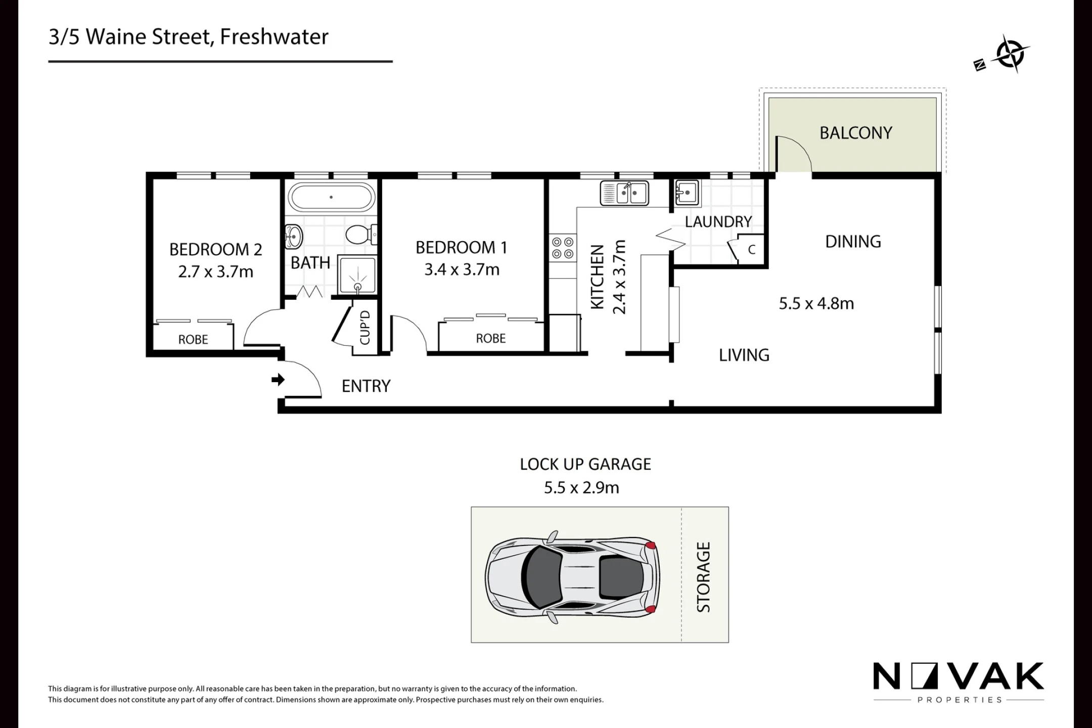 3 / 5 Waine Street, Freshwater NSW 2096, Freshwater - Thumbnail 3