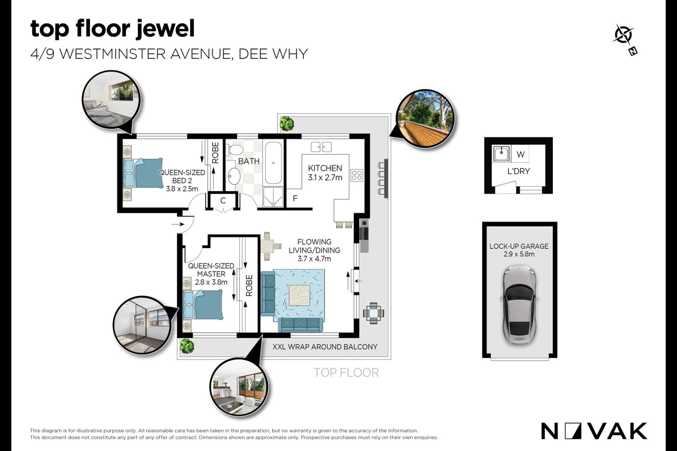 4 / 9 Westminster Avenue, Dee Why NSW 2099, Dee Why - Thumbnail 3