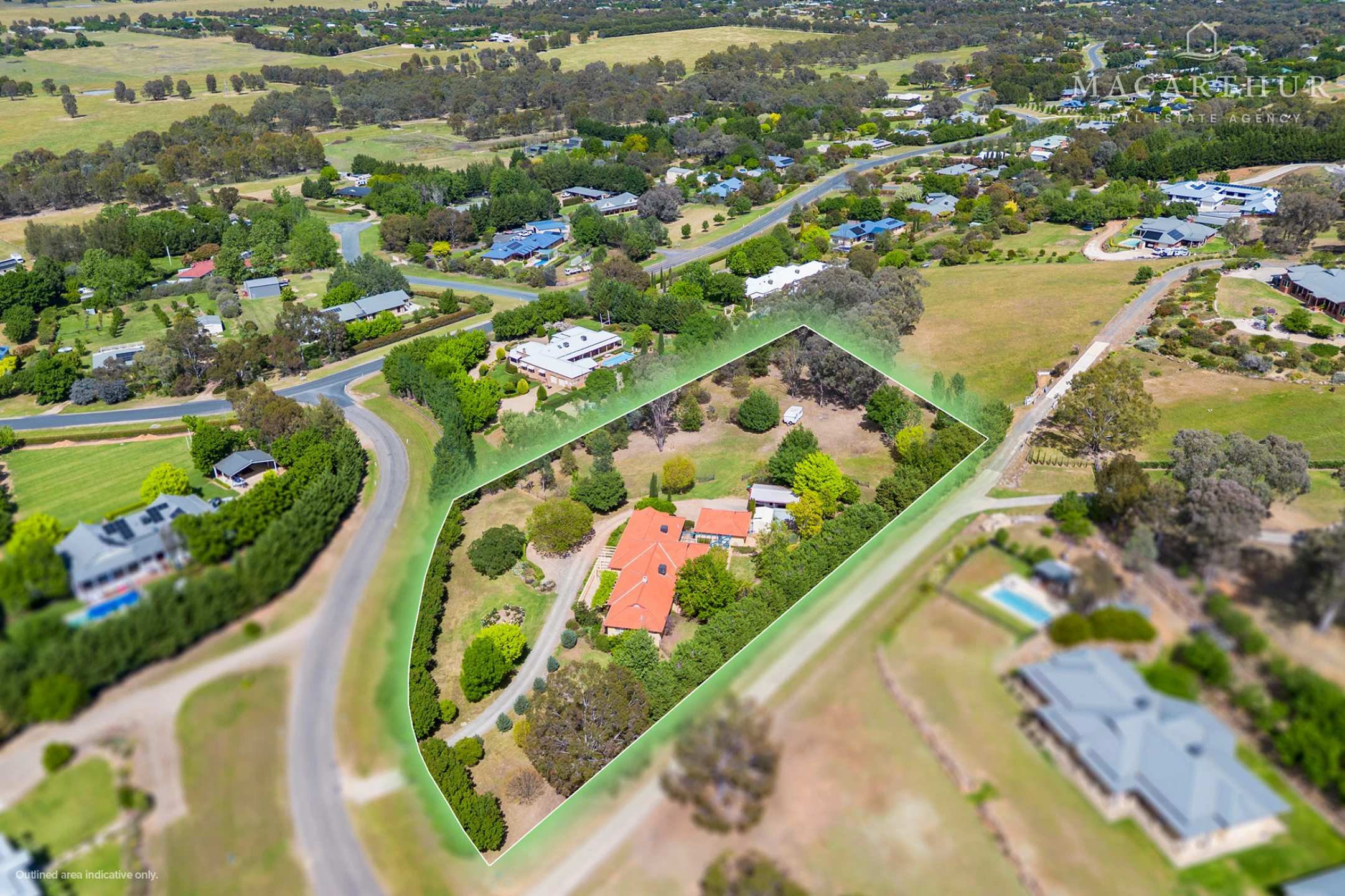 Aerial view of 2 Casuarina Place and surrounds, Springvale