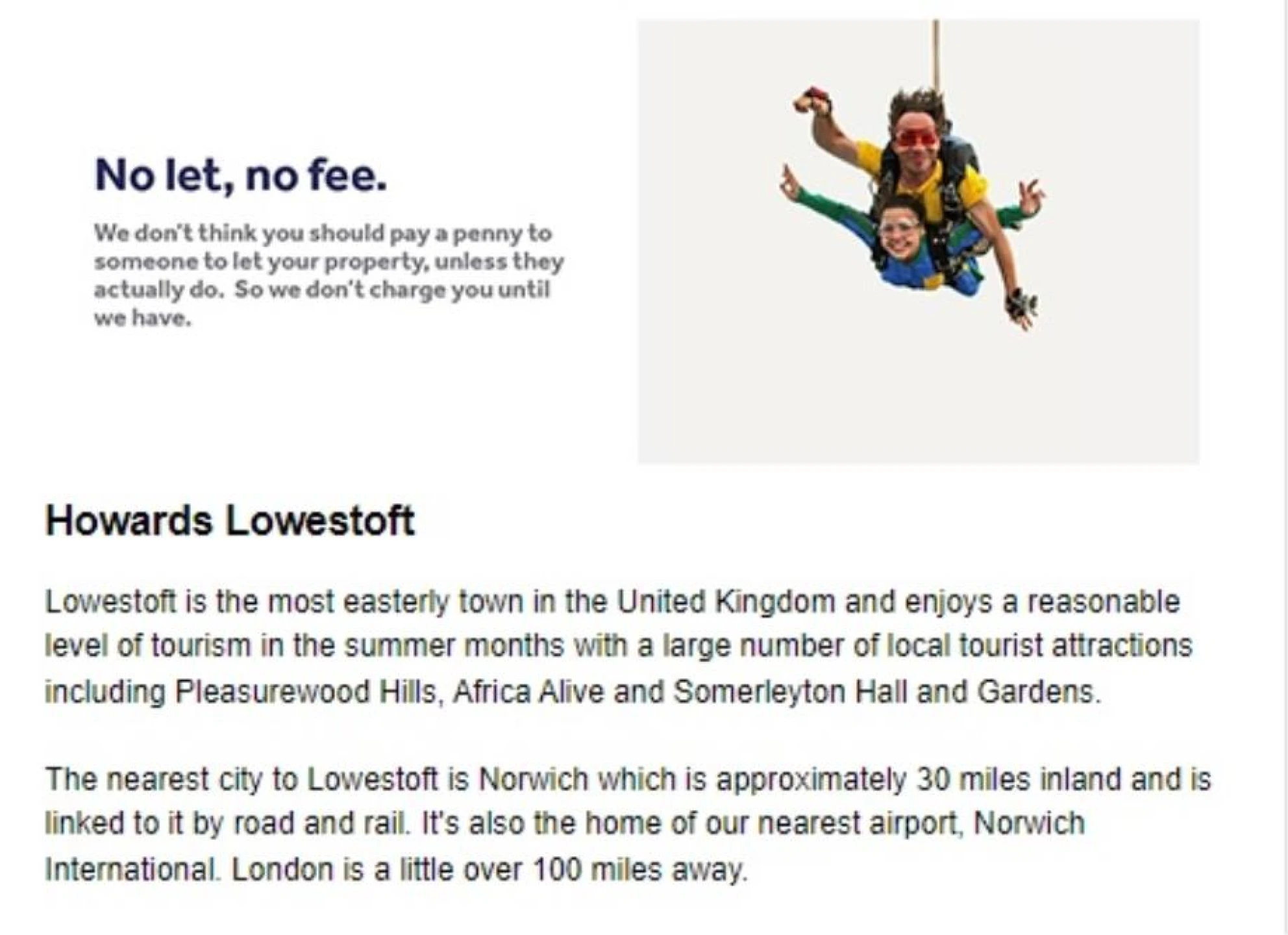 Property enquiry form background image