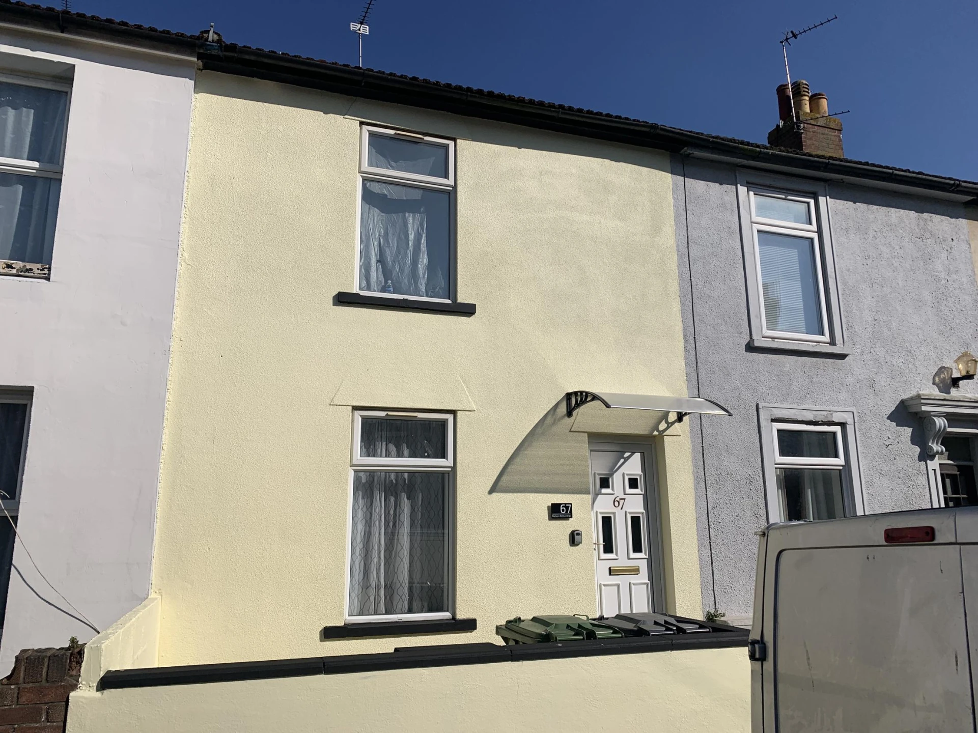 Property enquiry form background image