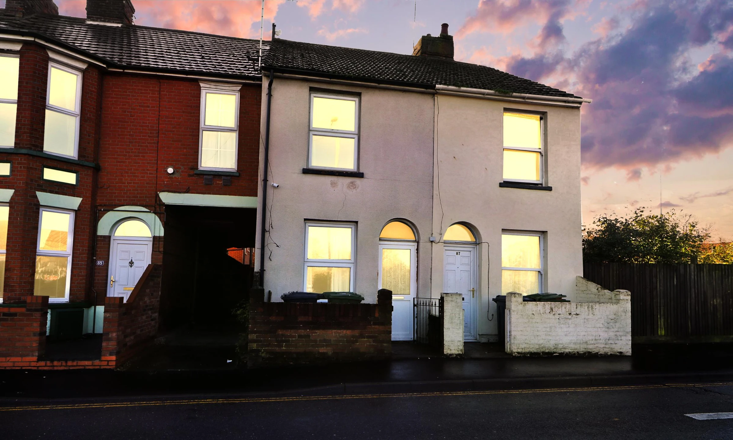 Property enquiry form background image